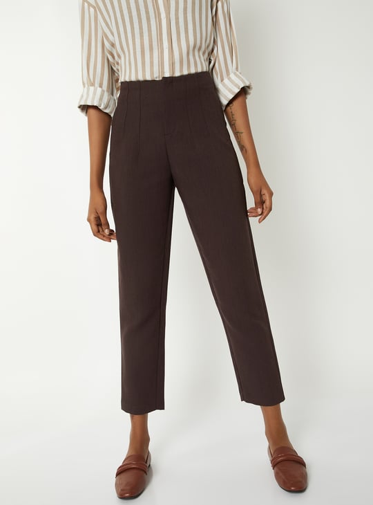Women Solid Trousers