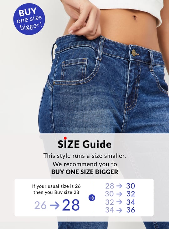 Women Washed Skinny Fit Jeans