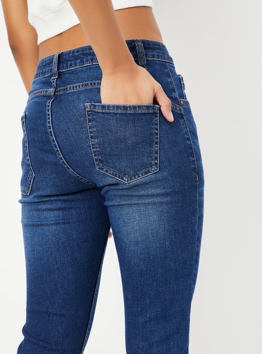 Women Washed Skinny Fit Jeans