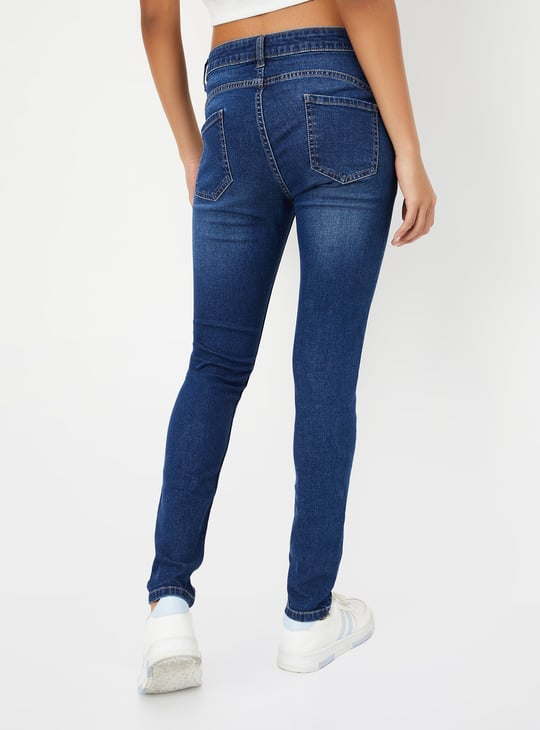 Women Washed Skinny Fit Jeans