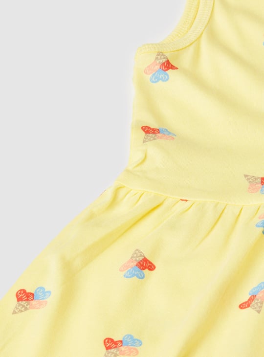 Girls Printed Dress - Pack of 2