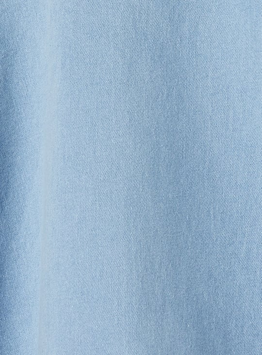 Girls Washed Denim Dress