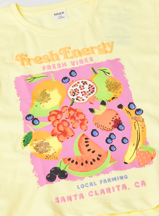 Girls Printed T-shirt