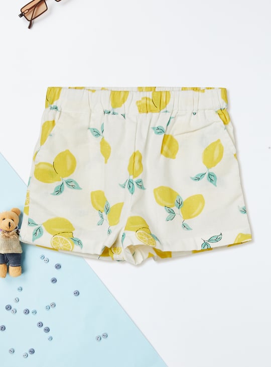 Girls Printed Shorts Set