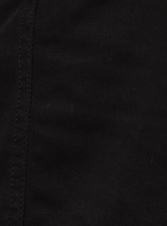 Women Solid Cargo Jeans