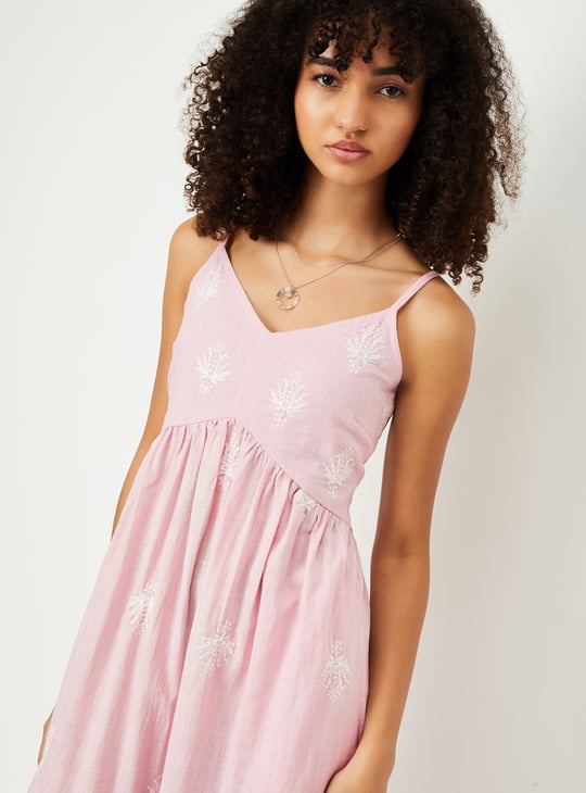 Kalki x Max Women Embroidered A-line Dress