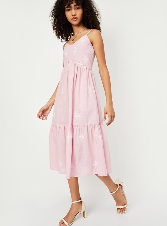 Kalki x Max Women Embroidered A-line Dress