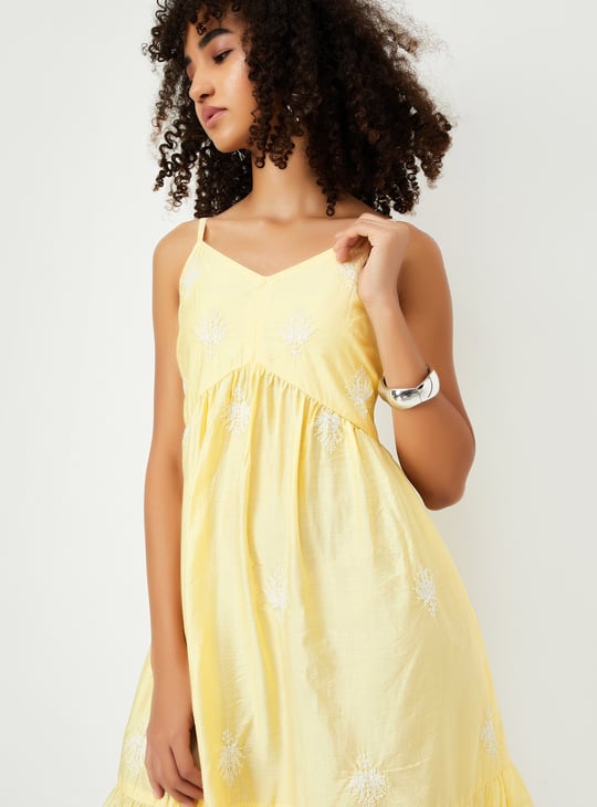 Kalki x Max Women Embroidered A-line Dress