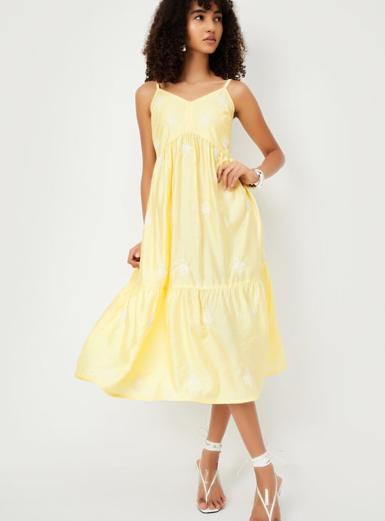 Kalki x Max Women Embroidered A-line Dress