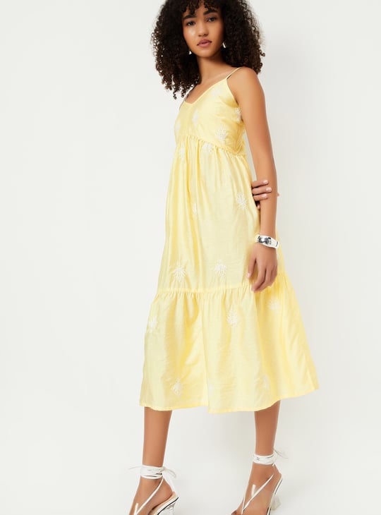 Kalki x Max Women Embroidered A-line Dress