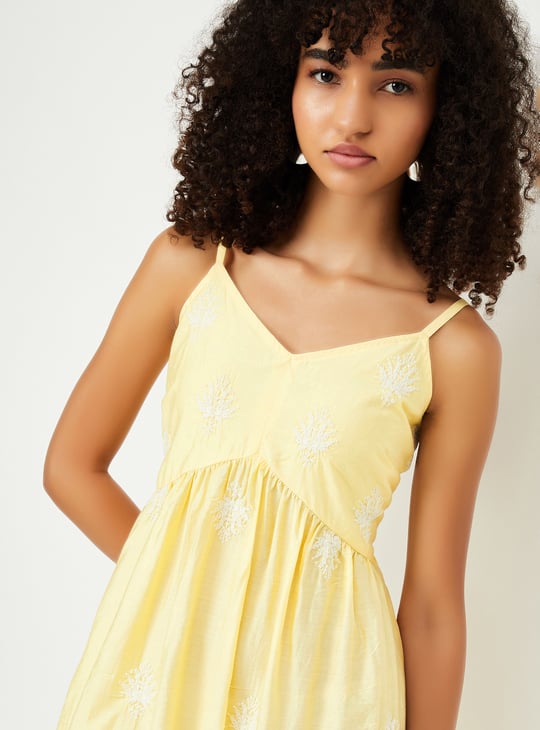 Kalki x Max Women Embroidered A-line Dress