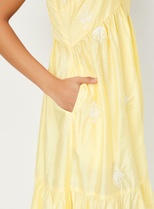 Kalki x Max Women Embroidered A-line Dress