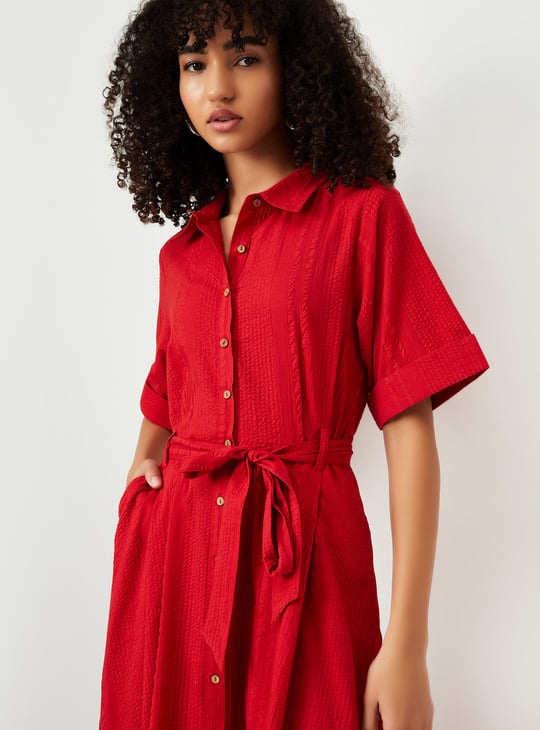 Kalki x Max Women Textured Midi Dress
