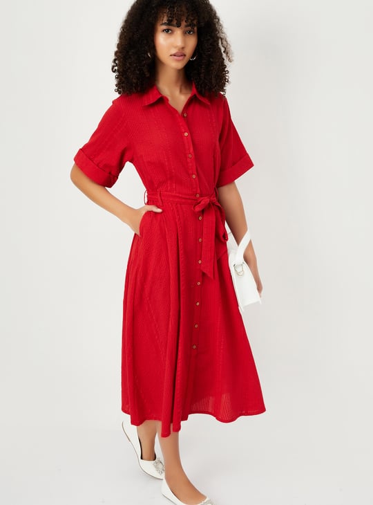 Kalki x Max Women Textured Midi Dress