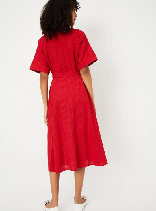 Kalki x Max Women Textured Midi Dress