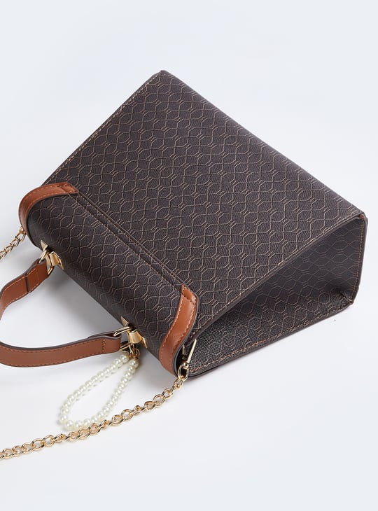 Women Printed Satchel Bag