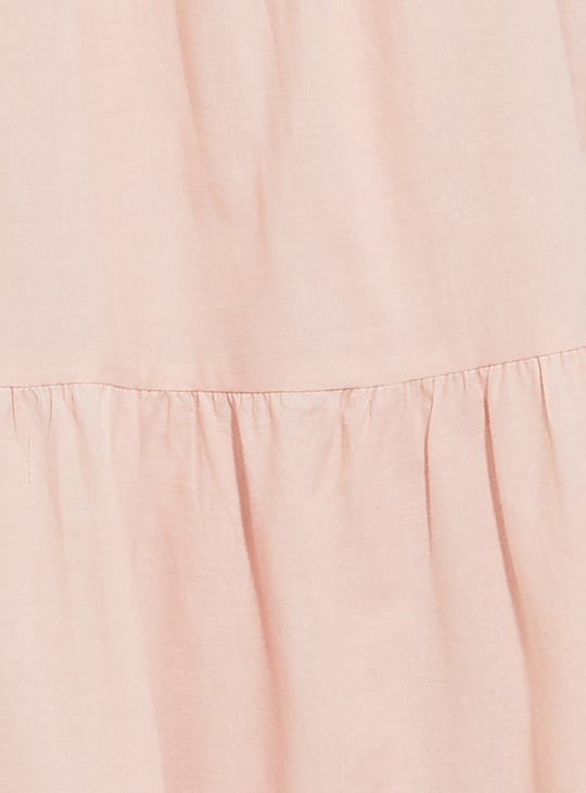 URB_N Women Embroidered Tiered Dress