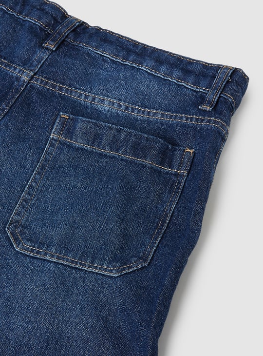Boys Washed Cargo Jeans