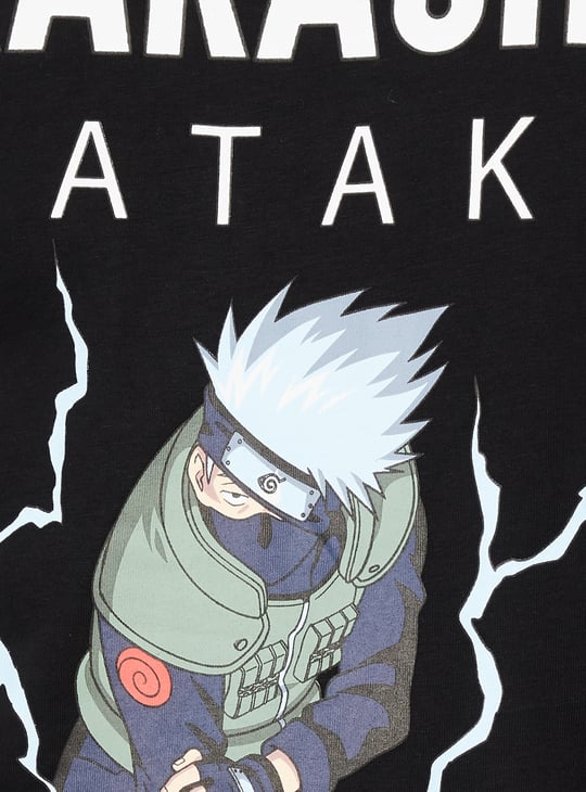 Boys Kakashi Print T-shirt