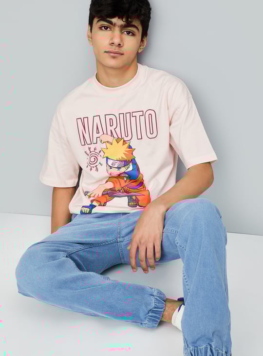 Boys Naruto Print T-shirt
