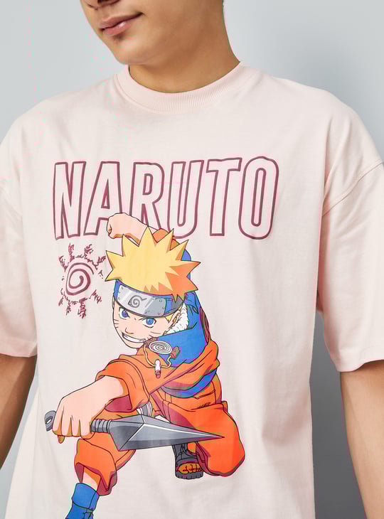 Boys Naruto Print T-shirt