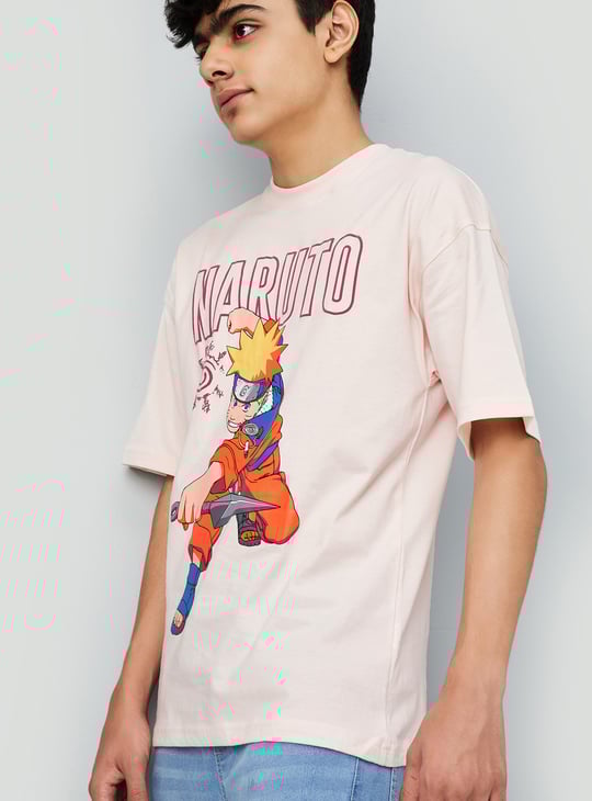 Boys Naruto Print T-shirt