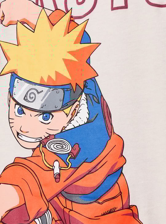Boys Naruto Print T-shirt
