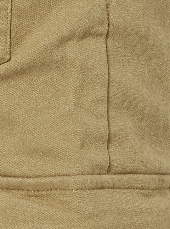 Boys Solid Cargo Joggers