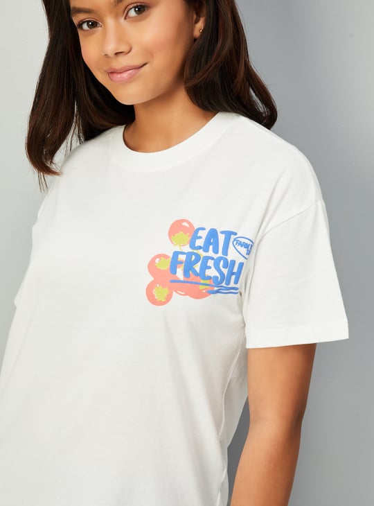 Girls Back Print T-shirt