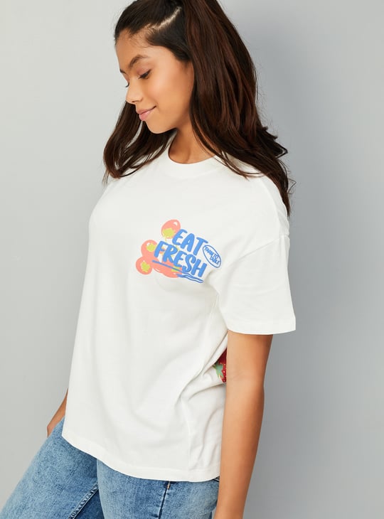 Girls Back Print T-shirt