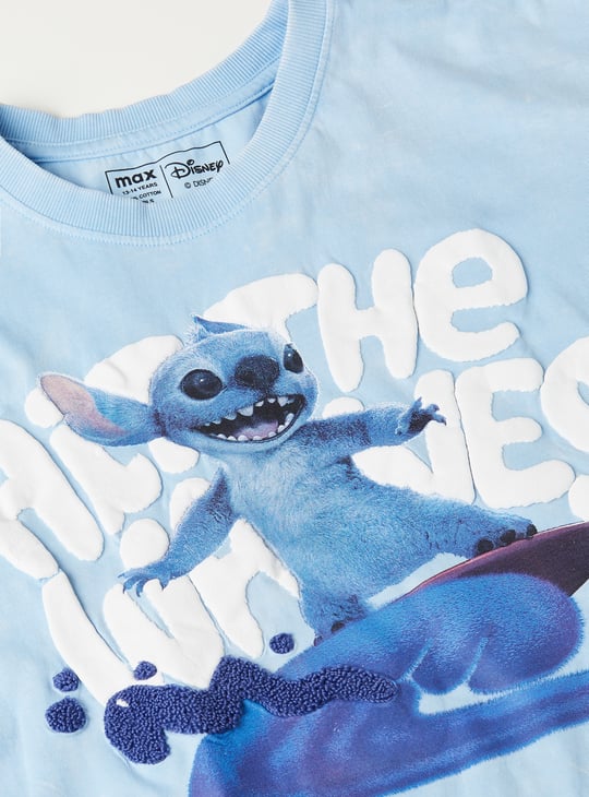 Girls Lilo & Stitch Print T-shirt