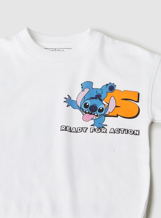 Boys Lilo & Stitch Print T-shirt