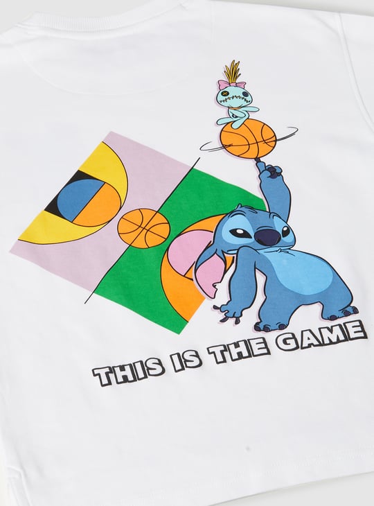 Boys Lilo & Stitch Print T-shirt