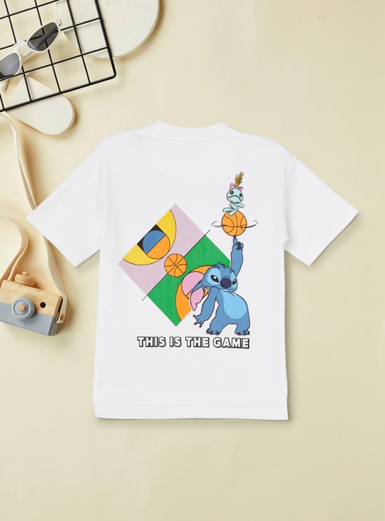 Boys Lilo & Stitch Print T-shirt