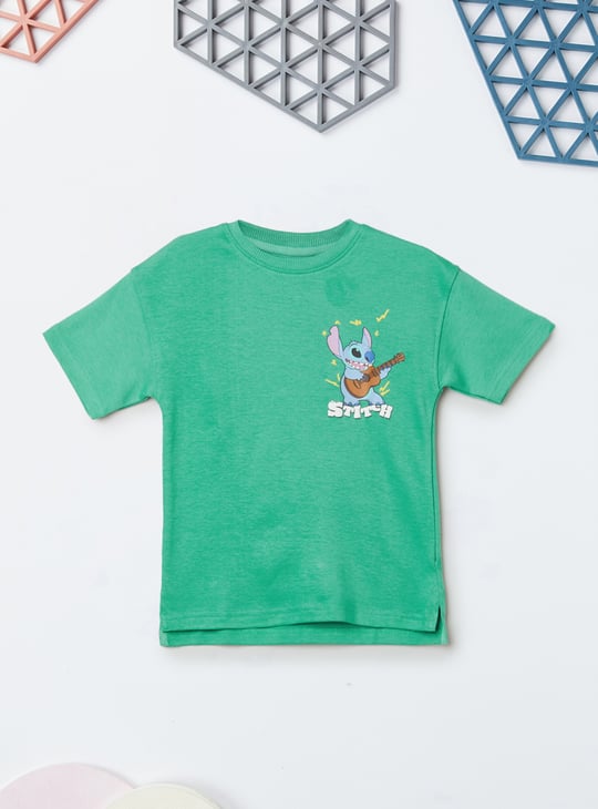 Boys Lilo & Stitch Print T-shirt