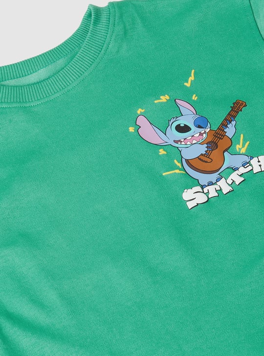 Boys Lilo & Stitch Print T-shirt