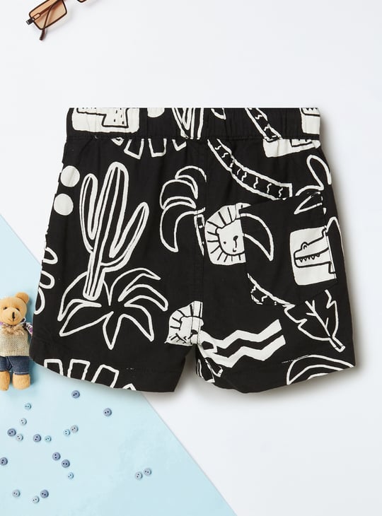 Boys Printed Shorts Set