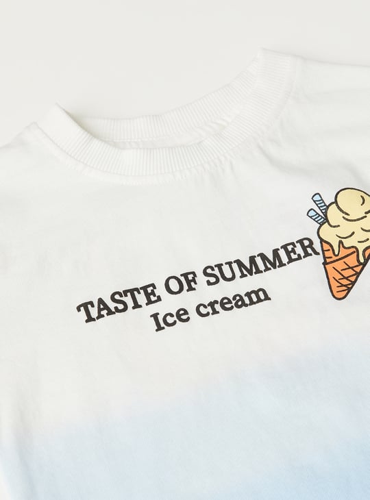 Boys Printed Shorts Set