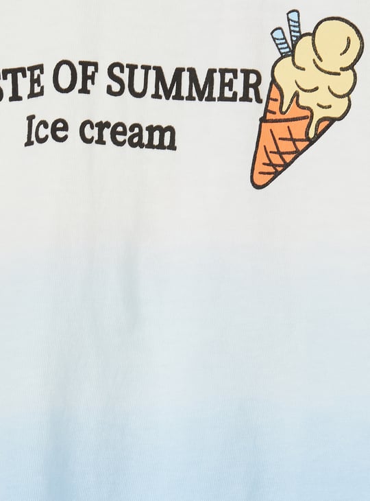 Boys Printed Shorts Set