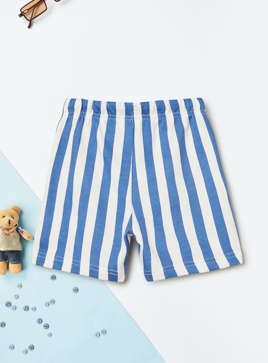 Boys Printed Shorts Set