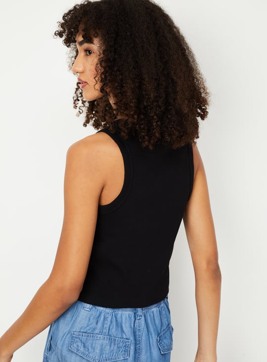 Women Lilo & Stitch Print Tank Top