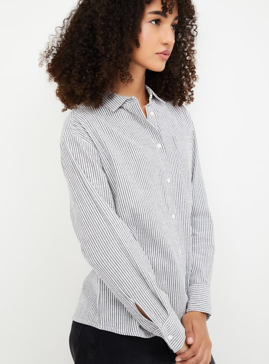 Women Regular Fit Striped Shirt
