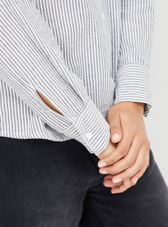 Women Regular Fit Striped Shirt