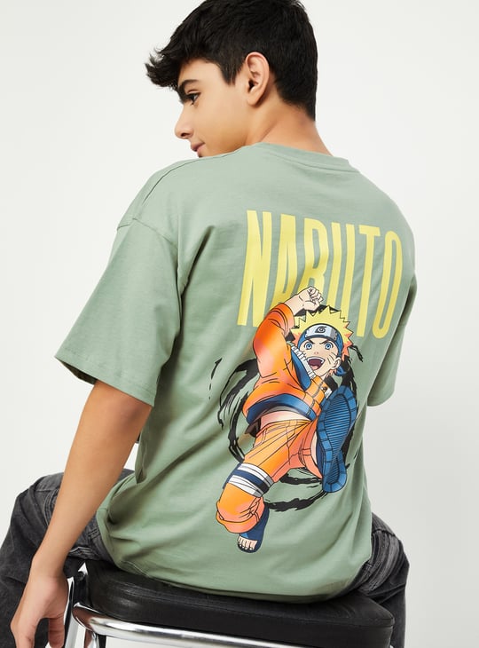 Boys Naruto Print T-shirt