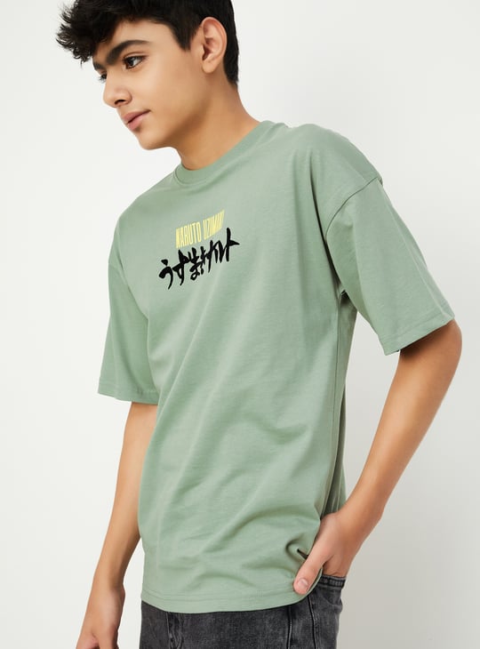 Boys Naruto Print T-shirt