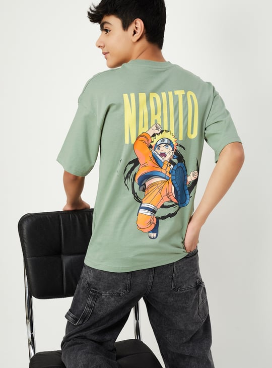 Boys Naruto Print T-shirt