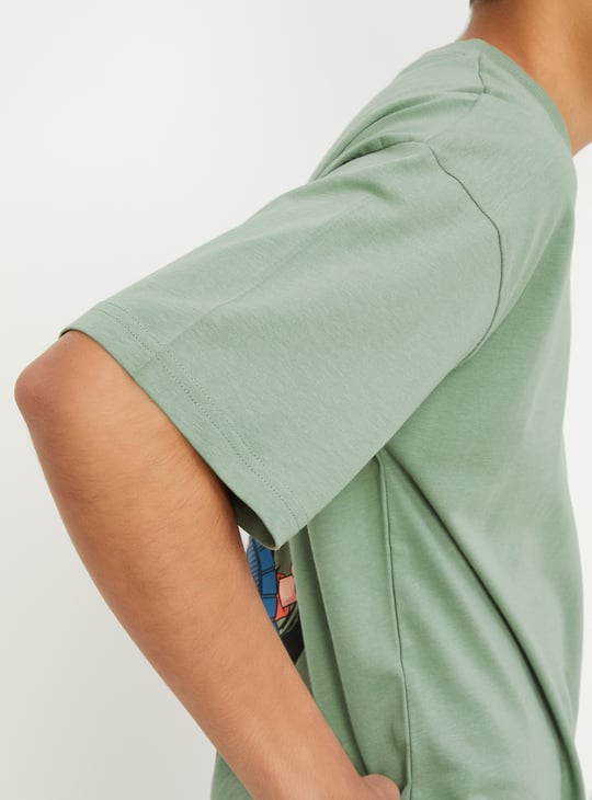 Boys Naruto Print T-shirt