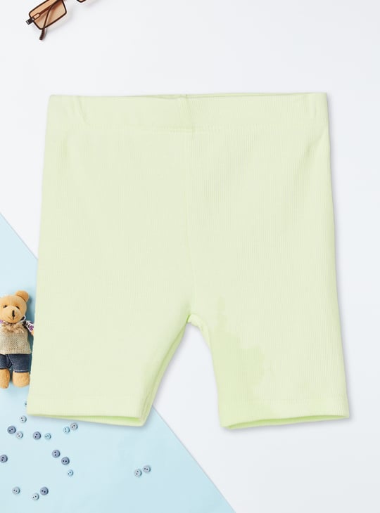 Girls Striped Shorts Set