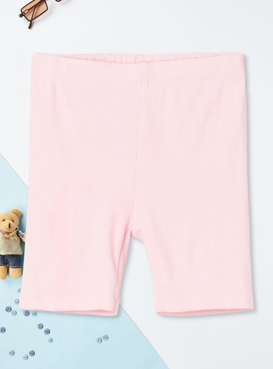 Girls Striped Shorts Set