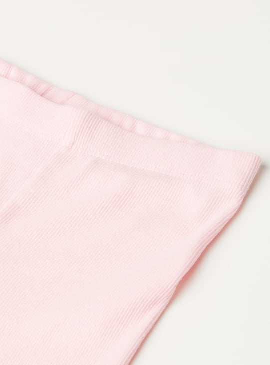 Girls Striped Shorts Set